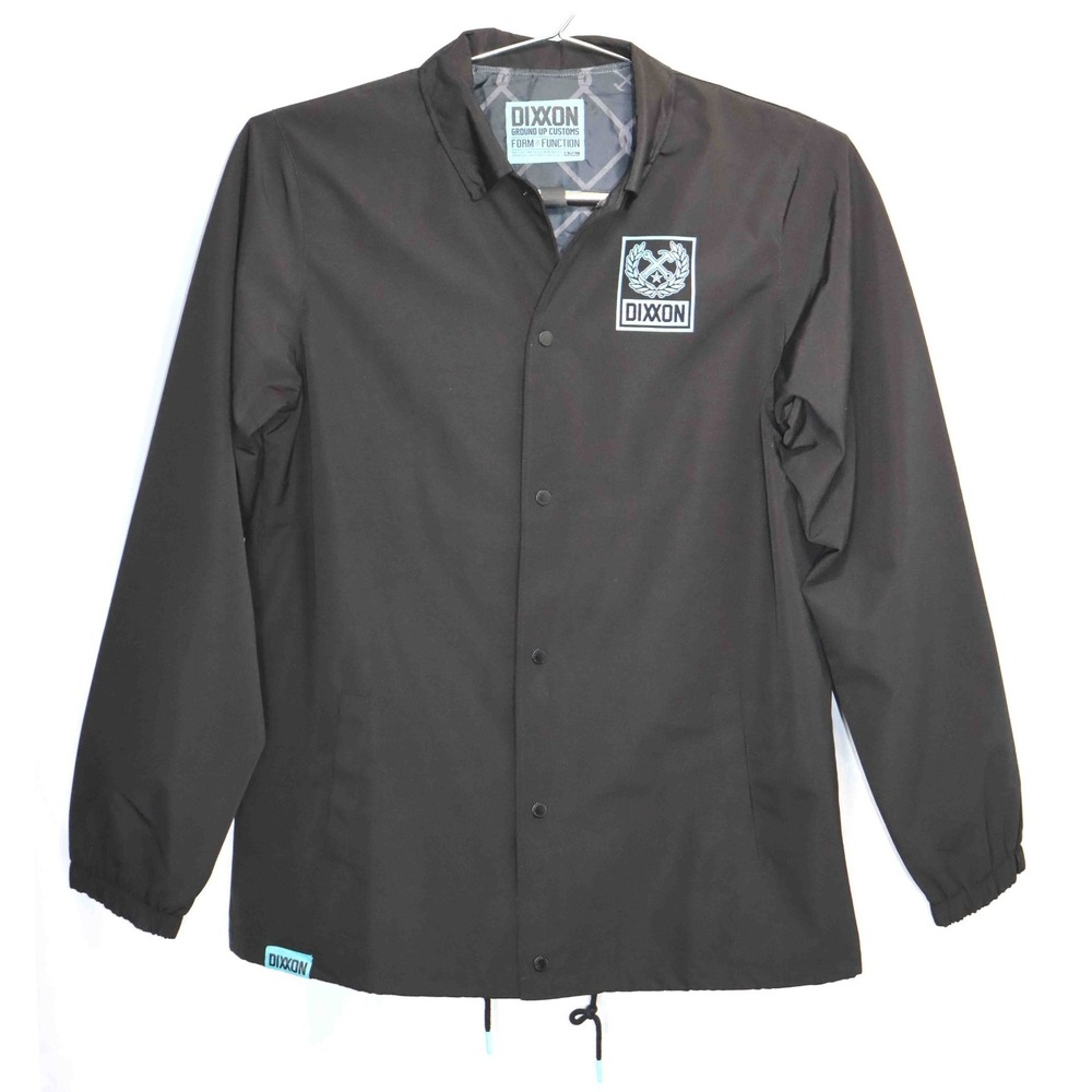 Dixxon Tiffany Box Crest Ground Up Customs Black Coaches Jacket Mens Size XLT
